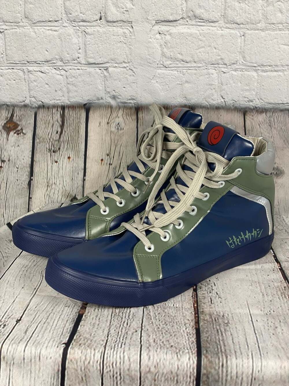 Ground Up Naruto Shippuden Kakashi Hatake High Top Sneakers Size 11